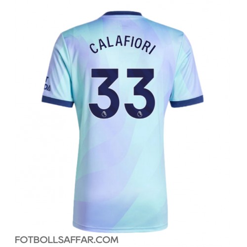 Arsenal Riccardo Calafiori #33 Tredjeställ 2024-25 Kortärmad